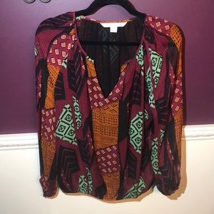☀️CLEARANCE☀️ Diane Von Furstenberg silk blouse